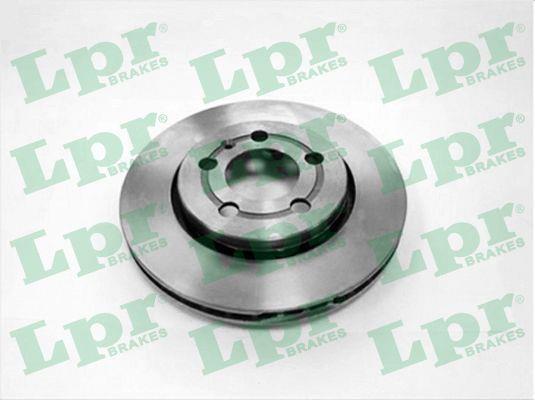 LPR A1602V Rear ventilated brake disc A1602V