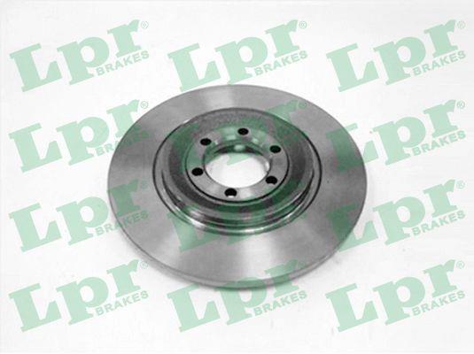 LPR A2053P Rear brake disc, non-ventilated A2053P
