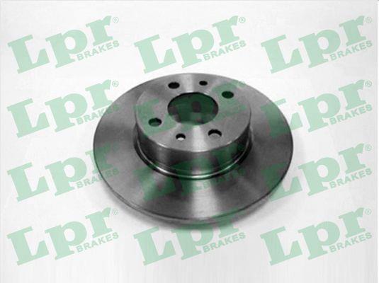 LPR A2161P Rear brake disc, non-ventilated A2161P
