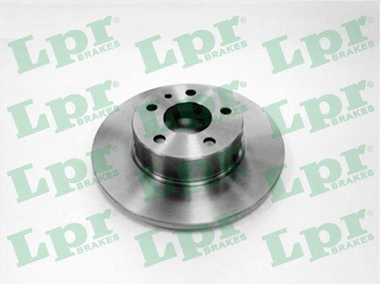 LPR A2163P Rear brake disc, non-ventilated A2163P