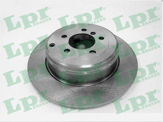 LPR A4003P Rear brake disc, non-ventilated A4003P
