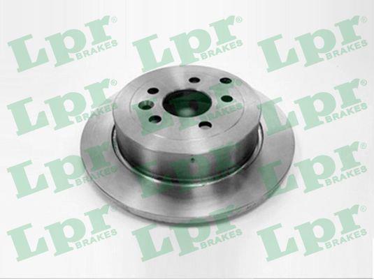 LPR A4009P Rear brake disc, non-ventilated A4009P