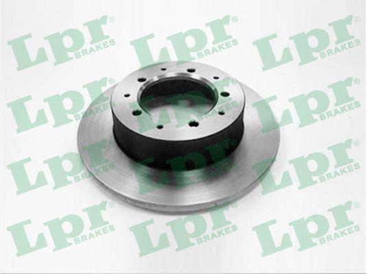 LPR A4161P Rear brake disc, non-ventilated A4161P