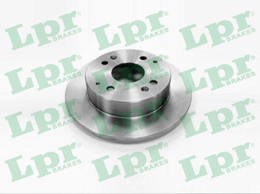 LPR A4211P Rear brake disc, non-ventilated A4211P