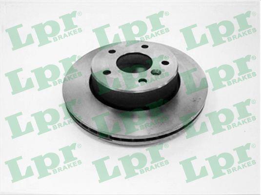 LPR A4261V Front brake disc ventilated A4261V