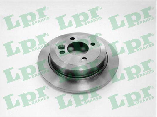 LPR B2009P Rear brake disc, non-ventilated B2009P