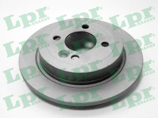 LPR B2009PR Rear brake disc, non-ventilated B2009PR