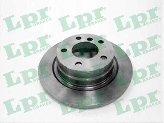 LPR B2058P Rear brake disc, non-ventilated B2058P