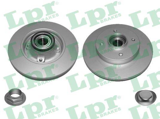 LPR C1013PRCA Rear brake disc, non-ventilated C1013PRCA