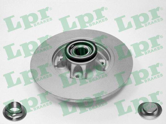 LPR C1015PRCA Rear brake disc, non-ventilated C1015PRCA