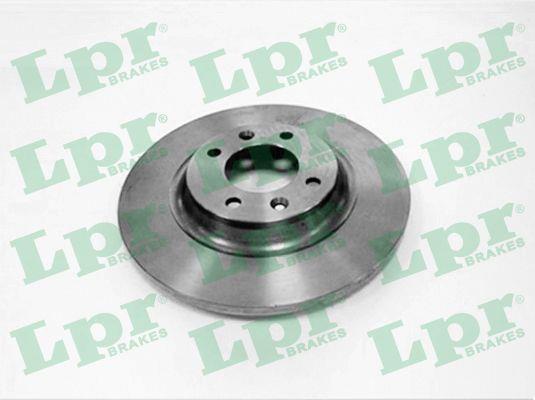 LPR C1016P Rear brake disc, non-ventilated C1016P