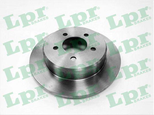 LPR C3005P Rear brake disc, non-ventilated C3005P