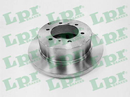 LPR D1331P Rear brake disc, non-ventilated D1331P