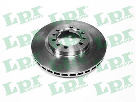 LPR D1411V Front brake disc ventilated D1411V
