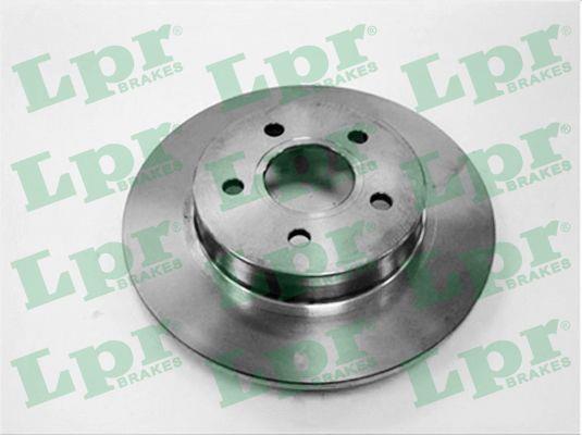 LPR F1010P Rear brake disc, non-ventilated F1010P