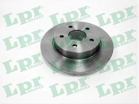 LPR F1013P Rear brake disc, non-ventilated F1013P