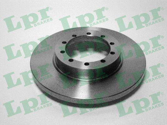 LPR F1033P Rear brake disc, non-ventilated F1033P