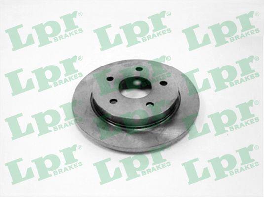 LPR F1191P Rear brake disc, non-ventilated F1191P