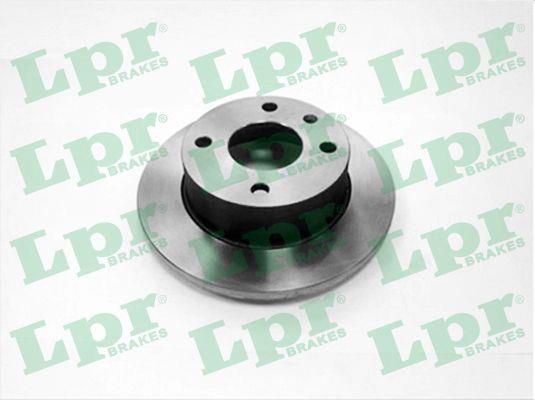 LPR F1271P Unventilated front brake disc F1271P