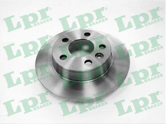 LPR F1581P Rear brake disc, non-ventilated F1581P