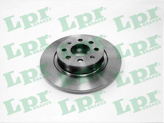 LPR F2002P Rear brake disc, non-ventilated F2002P