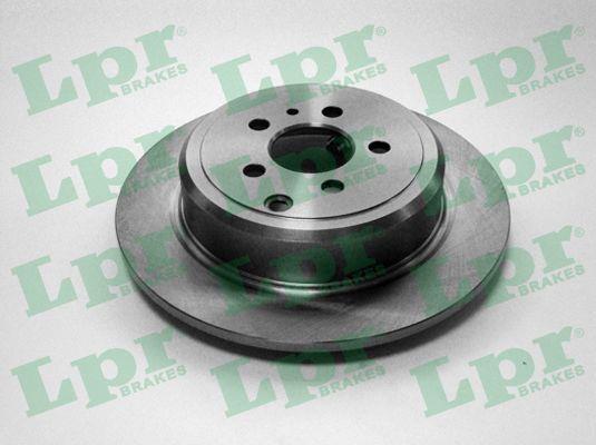 LPR F2141P Rear brake disc, non-ventilated F2141P