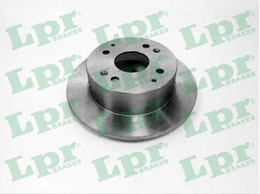 LPR H1007P Rear brake disc, non-ventilated H1007P