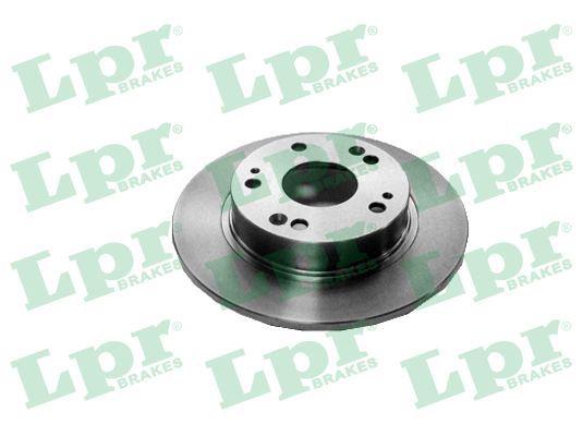 LPR H1013P Rear brake disc, non-ventilated H1013P