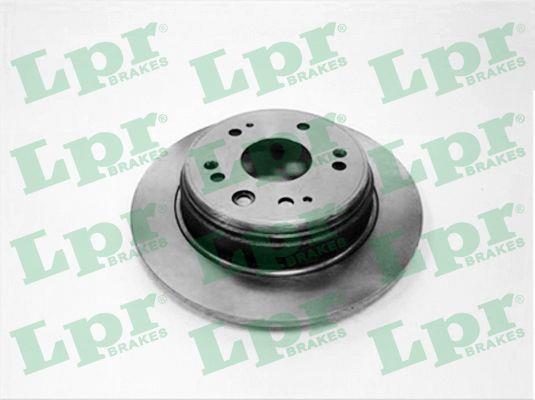 LPR H1014P Rear brake disc, non-ventilated H1014P