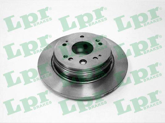 LPR H1025P Rear brake disc, non-ventilated H1025P