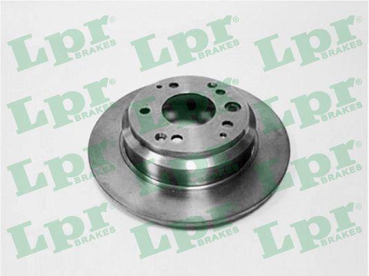 LPR H1028P Rear brake disc, non-ventilated H1028P