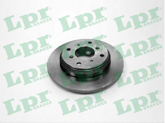 LPR H1461P Rear brake disc, non-ventilated H1461P