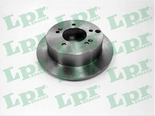 LPR H2005P Rear brake disc, non-ventilated H2005P