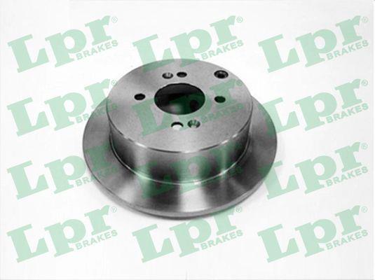 LPR H2019P Rear brake disc, non-ventilated H2019P