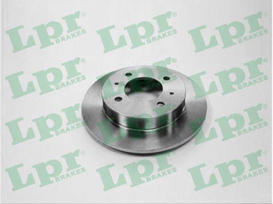 LPR H2127P Rear brake disc, non-ventilated H2127P