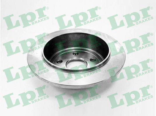 LPR J2003P Rear brake disc, non-ventilated J2003P