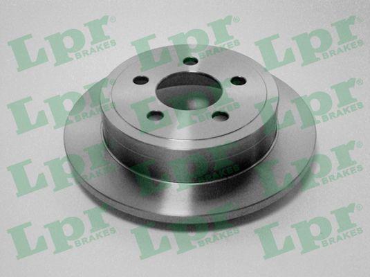 LPR J2006P Rear brake disc, non-ventilated J2006P