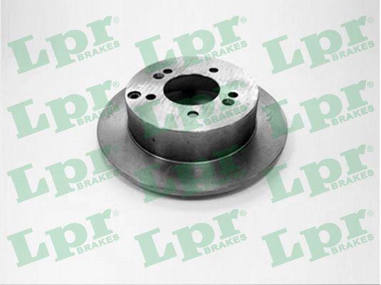 LPR K2007P Rear brake disc, non-ventilated K2007P