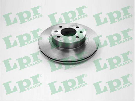 LPR K2009V Front brake disc ventilated K2009V