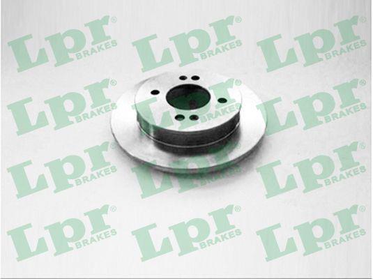 LPR K2013P Rear brake disc, non-ventilated K2013P