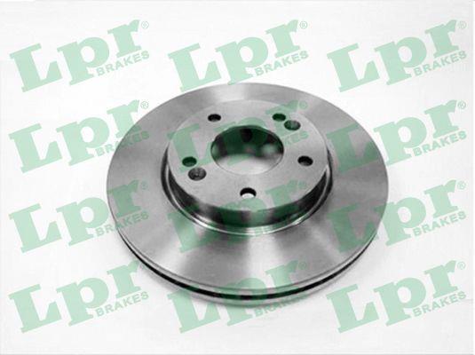 LPR K2016V Front brake disc ventilated K2016V