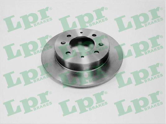 LPR K2019P Rear brake disc, non-ventilated K2019P