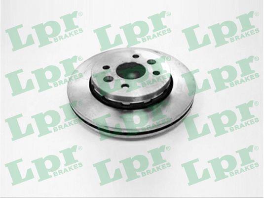 LPR K2021V Front brake disc ventilated K2021V