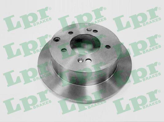 LPR K2024P Rear brake disc, non-ventilated K2024P