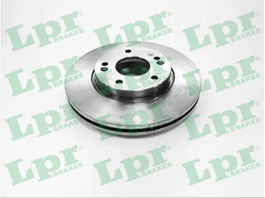 LPR K2027V Front brake disc ventilated K2027V
