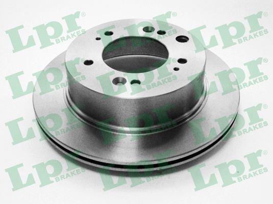 LPR K2029V Rear ventilated brake disc K2029V