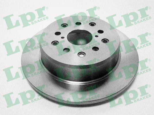 LPR L3007P Rear brake disc, non-ventilated L3007P