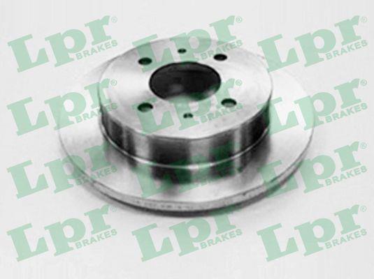 LPR M1019P Rear brake disc, non-ventilated M1019P