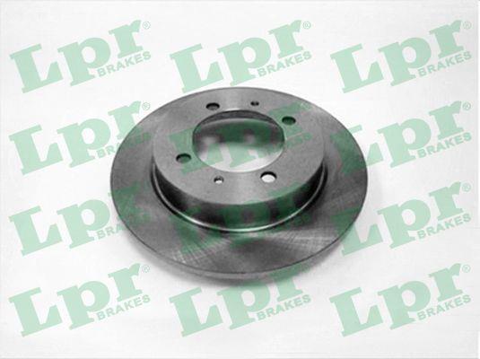 LPR M1610P Rear brake disc, non-ventilated M1610P