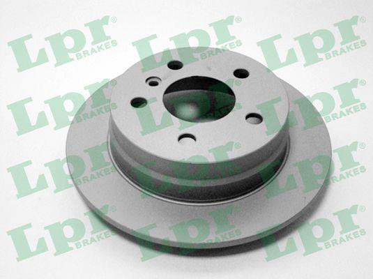 LPR M2003PR Rear brake disc, non-ventilated M2003PR